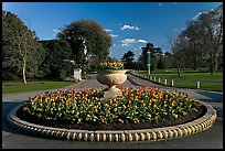 Flower circle. Kew Royal Botanical Gardens,  London, England, United Kingdom (color)