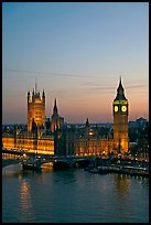 Houses of Parliament at sunset. London, England, United Kingdom