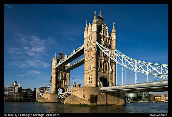 Tower Bridge, early morning. London, England, United Kingdom (color)