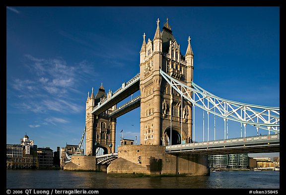 Tower Bridge, early morning. London, England, United Kingdom