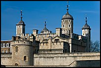 Turrets and White House, Tower of London. London, England, United Kingdom (color)