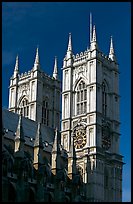 Towers of Westminster Abbey. London, England, United Kingdom