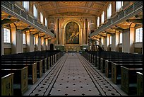 Chapel, Greenwich Hospital. Greenwich, London, England, United Kingdom (color)