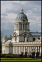 Dome of the Old Royal Naval College. Greenwich, London, England, United Kingdom (color)