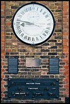 Shepherd 24-hour gate clock, and public standard of length, Royal Observatory. Greenwich, London, England, United Kingdom