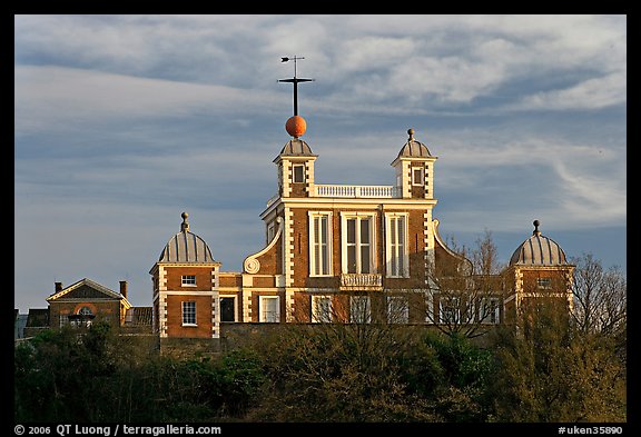 Flamsteed House designed by Christopher Wren, Royal Observatory. Greenwich, London, England, United Kingdom