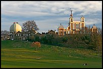 Greenwich Park and Royal Observatory, late afternoon. Greenwich, London, England, United Kingdom (color)