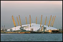 Millenium Dome at sunset. Greenwich, London, England, United Kingdom ( color)
