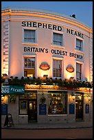 Spanish Galleon Tavern and  Shepherd Neame brewer, Britain's oldest. Greenwich, London, England, United Kingdom