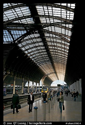 Paddington Rail station. London, England, United Kingdom (color)