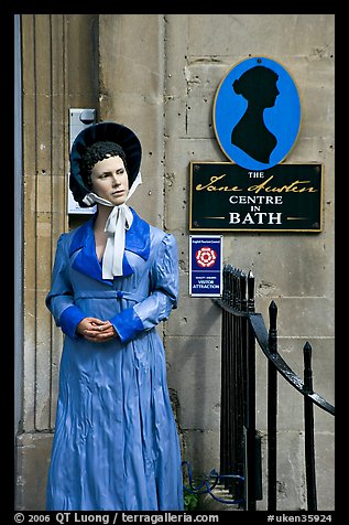 Jane Austen centre. Bath, Somerset, England, United Kingdom (color)