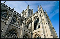 Towering Bath Abbey. Bath, Somerset, England, United Kingdom ( color)