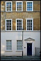 Residential facade. Bath, Somerset, England, United Kingdom ( color)