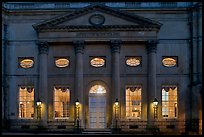 Pump Room at dusk. Bath, Somerset, England, United Kingdom (color)