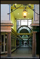 Passage and grid. Bath, Somerset, England, United Kingdom (color)