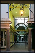 Passage and grid. Bath, Somerset, England, United Kingdom ( color)