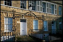 Georgian townhouses, Camden Crescent. Bath, Somerset, England, United Kingdom ( color)