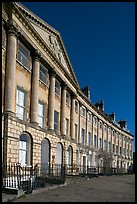 Lansdown Crescent. Bath, Somerset, England, United Kingdom ( color)