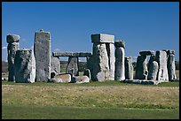 Prehistoric standing stones, Stonehenge, Salisbury. England, United Kingdom