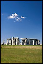 Prehistoric monument of megaliths, Stonehenge, Salisbury. England, United Kingdom