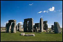 Circle with stone lintels, Stonehenge, Salisbury. England, United Kingdom