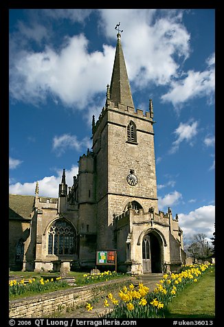 Church, Lacock. Wiltshire, England, United Kingdom (color)