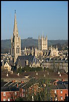 Church and Abbey. Bath, Somerset, England, United Kingdom (color)