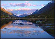 Evening Reflections, Lake Tern. Alaska, USA (color)