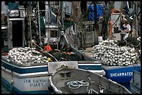 Commercial fishing boats. Whittier, Alaska, USA (color)