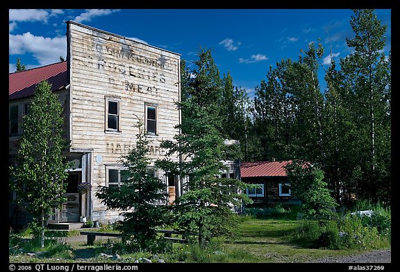 Old hardware store bulding. McCarthy, Alaska, USA (color)