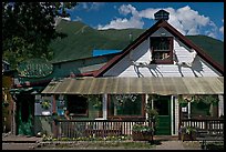 McCarthy lodge. McCarthy, Alaska, USA (color)