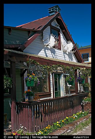 McCarthy lodge facade. McCarthy, Alaska, USA