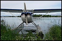 Floatplane on Lake Hood. Anchorage, Alaska, USA