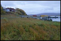 River landing, Kiana. North Western Alaska, USA (color)