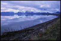 Katchemak Bay from the Spit, dusk. Homer, Alaska, USA