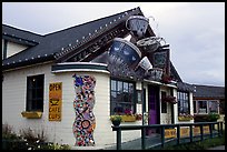Cafe. Homer, Alaska, USA (color)