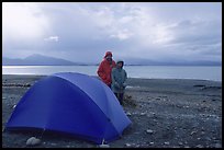 Camping on the Spit. Homer, Alaska, USA ( color)