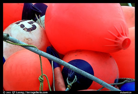 Buoys. Homer, Alaska, USA