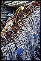 Fishing hooks. Homer, Alaska, USA (color)