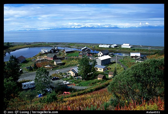 Old village. Ninilchik, Alaska, USA (color)