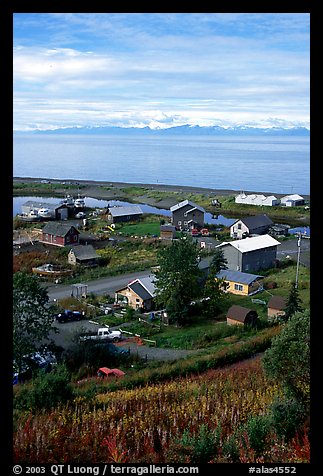 Old village. Ninilchik, Alaska, USA (color)