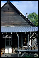 Community hall. Hope,  Alaska, USA ( color)