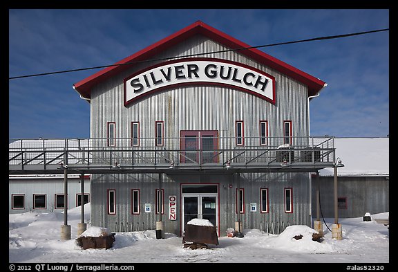 Silver Gulch, northernmost brewery. Fairbanks, Alaska, USA (color)