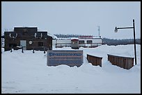 Coldfoot Camp in winter. Alaska, USA (color)