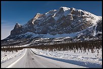 Dalton Highway and Mount Sukakpak. Alaska, USA