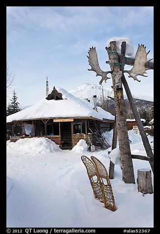 Historic Igloo number 8. Wiseman, Alaska, USA