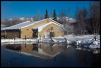 Bathhouse. Chena Hot Springs, Alaska, USA