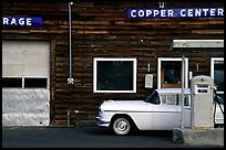 Gas station at Copper Center. Alaska, USA