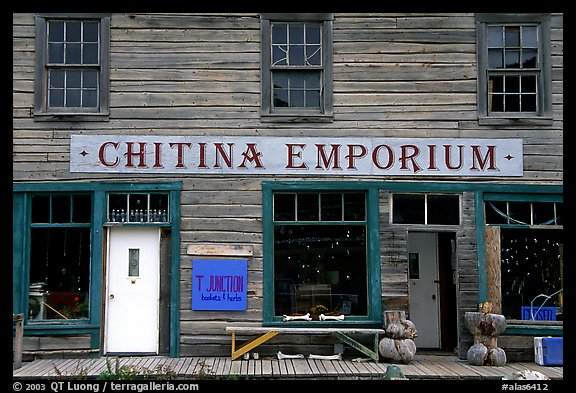 Chitina Emporium. Alaska, USA (color)