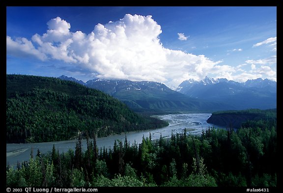 Matanuska River Valley. Alaska, USA (color)